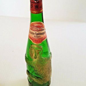 VINTAGE Affentaler Wine BOTTLE GERMAN 1976 Gold